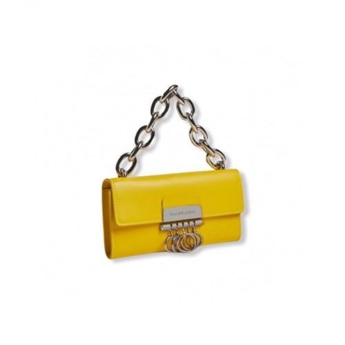 Dsquared2, Mini Key Bag Żółty, female, 1072.00PLN