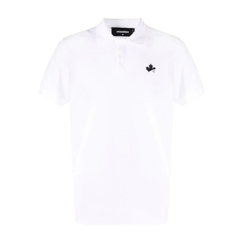 Dsquared2, Polo t-shirt Biały, male, 1323.00PLN