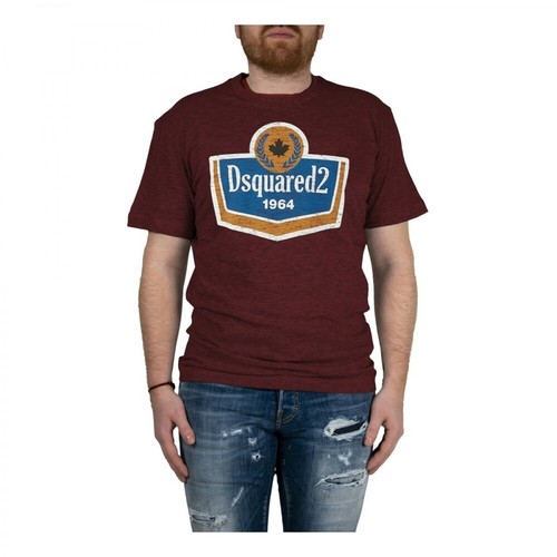 Dsquared2, T-shirt 1964 Czerwony, male, 834.00PLN