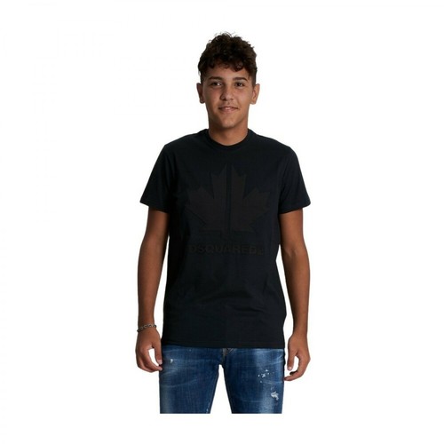 Dsquared2, T-Shirt Czarny, male, 262.13PLN