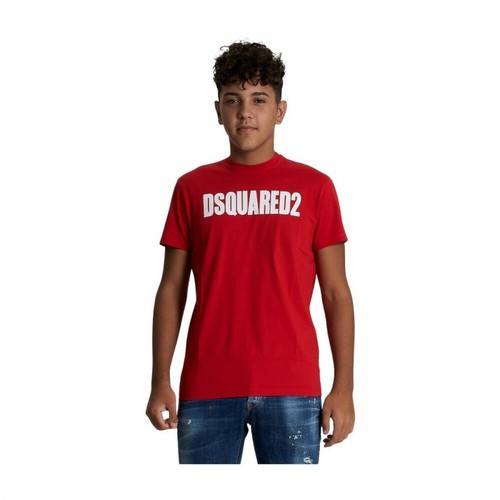 Dsquared2, T-Shirt Czerwony, male, 412.00PLN