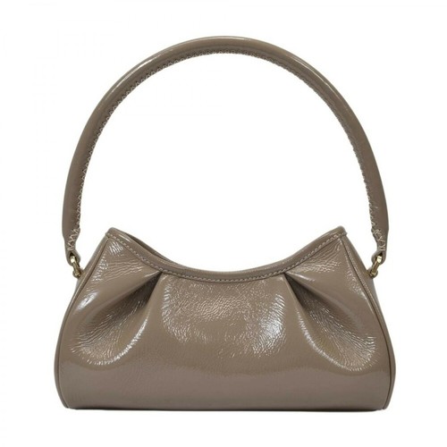 Elleme, Small Dimple Bag in Patent Leather Szary, female, 1270.92PLN