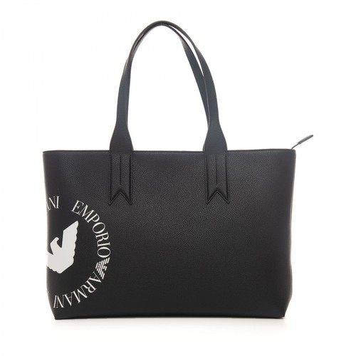 Emporio Armani, Shopper bag Czarny, female, 803.00PLN