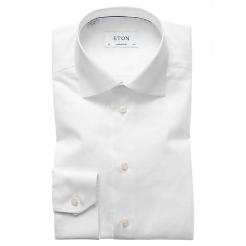 Eton, Współczesna koszula pasuje Biały, male, 680.00PLN