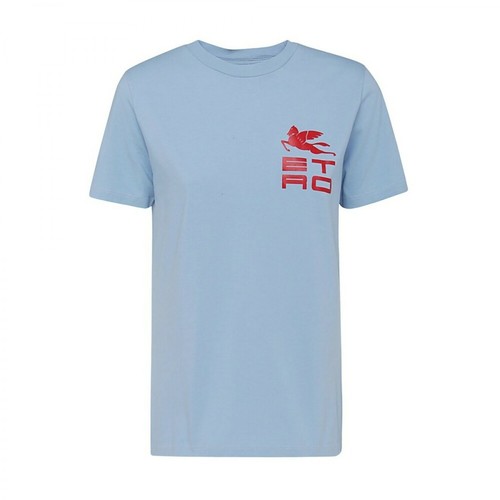 Etro, T-shirts and Polos Blue Niebieski, female, 912.00PLN