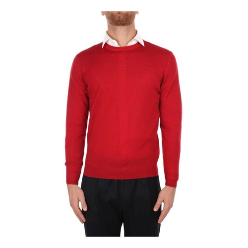 Fedeli, 4Uif7023 Choker sweater Czerwony, male, 748.00PLN