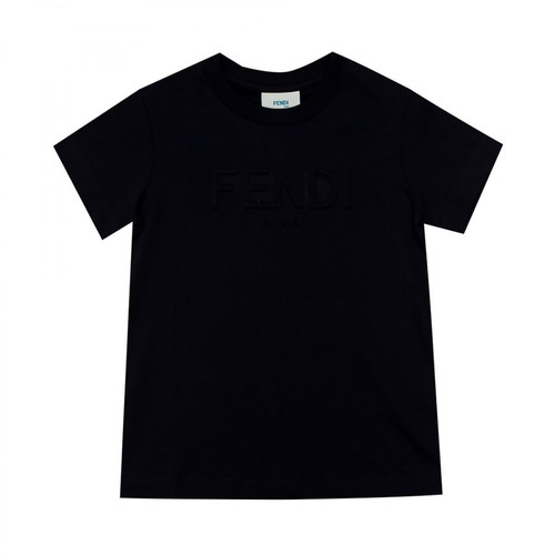 Fendi, T-shirt with logo Czarny, unisex, 1004.00PLN