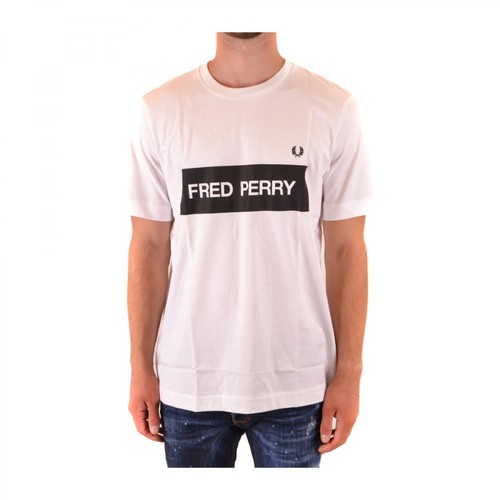 Fred Perry, podkoszulek Biały, male, 286.00PLN