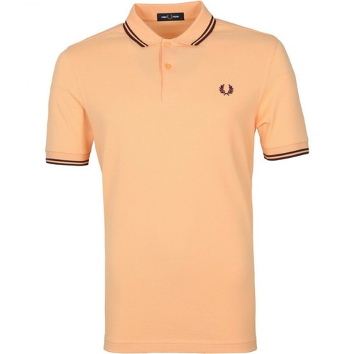 Fred Perry, T-shirt Pomarańczowy, male, 369.90PLN