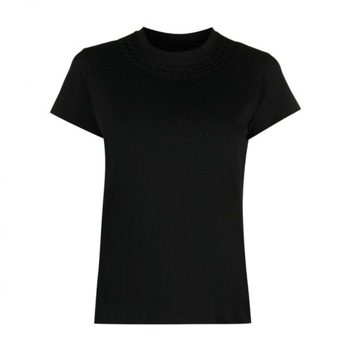Givenchy, Embossed Jersey T-shirt Czarny, female, 1824.00PLN