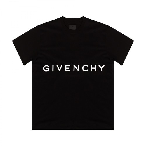 Givenchy, Logo T-shirt Czarny, male, 2554.00PLN