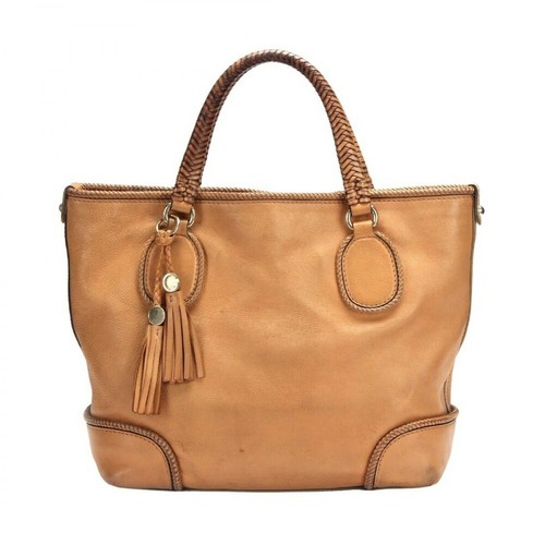 Gucci Vintage, pre-owned Marrakech Leather Tote Bag 257023 Brązowy, female, 2522.00PLN