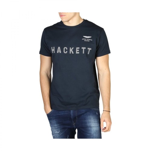 Hackett, T-shirt Hm500460 Niebieski, male, 251.00PLN