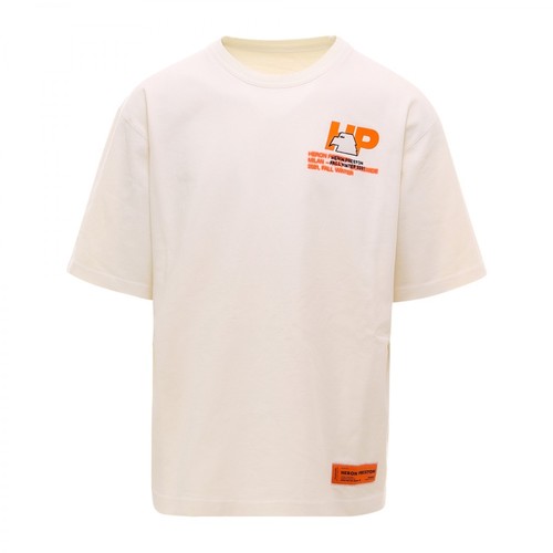 Heron Preston, T-Shirt Hmaa025F21Jer003 Beżowy, male, 965.00PLN