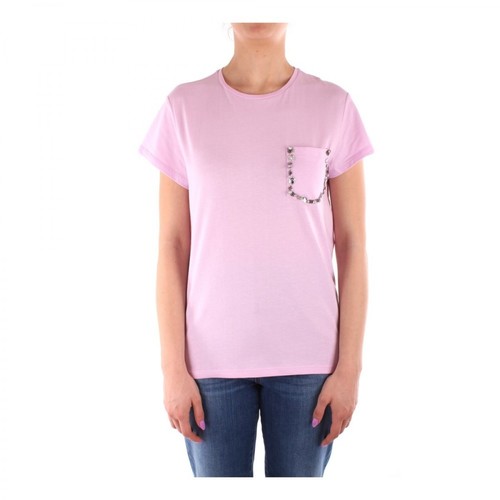 Iblues, Sassari Short sleeve T-shirt Różowy, female, 386.00PLN