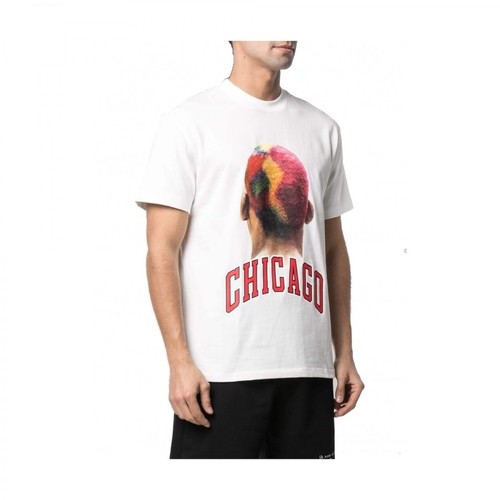 IH NOM UH NIT, T-Shirt Chicago Player+Logo Nus212319 Biały, male, 664.00PLN