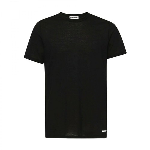 Jil Sander, T-shirt Czarny, male, 867.00PLN