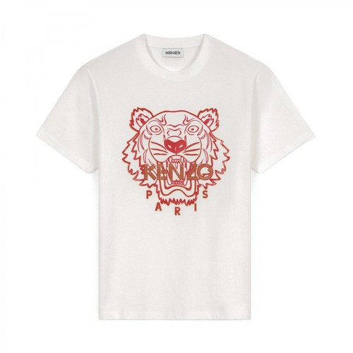 Kenzo, t-shirt tigre Biały, male, 456.00PLN