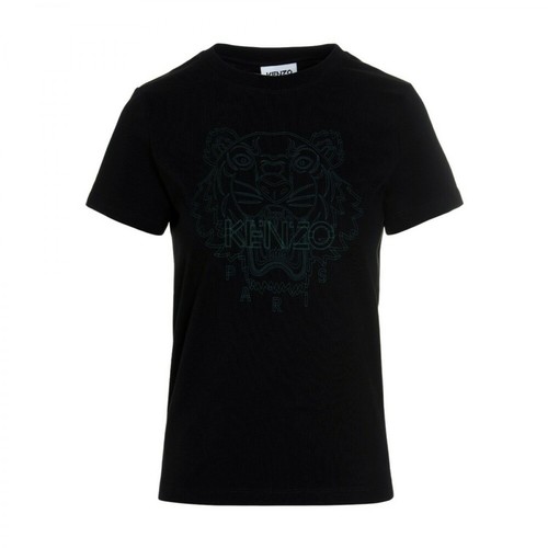 Kenzo, Tiger T-shirt Czarny, female, 440.00PLN