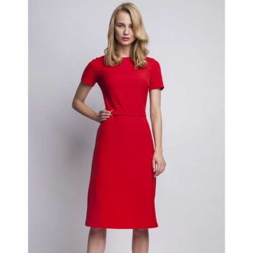 Lanti, Sukienka z krótkim rękawem Suk128 Czerwony, female, 223.00PLN