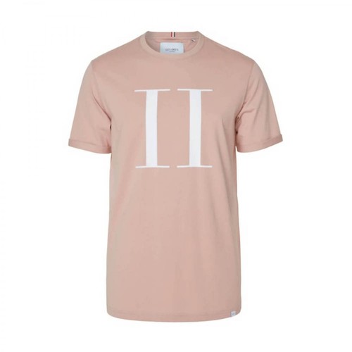 Les Deux, Logo-Print T-Shirt Różowy, male, 287.00PLN