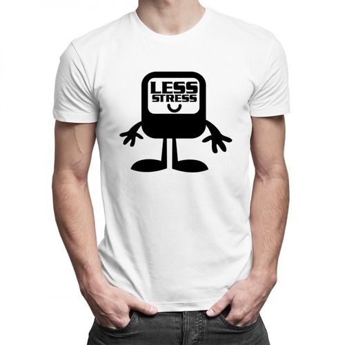 Less Stress - męska koszulka z nadrukiem 69.00PLN