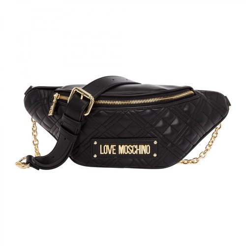 Love Moschino, belt bum bag Czarny, female, 626.00PLN