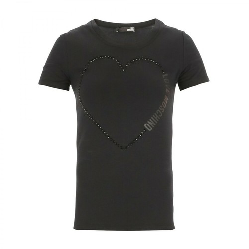 Love Moschino, T-shirt Czarny, female, 406.00PLN