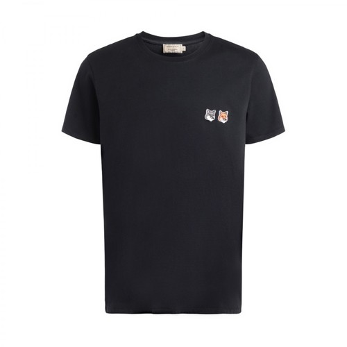 Maison Kitsuné, Double Fox t-shirt Szary, male, 461.00PLN