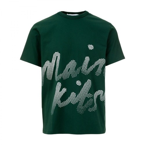 Maison Kitsuné, t-shirt Zielony, male, 320.00PLN