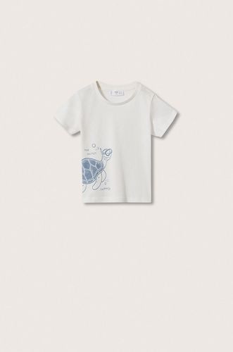 Mango Kids t-shirt bawełniany dziecięcy Water 25.99PLN