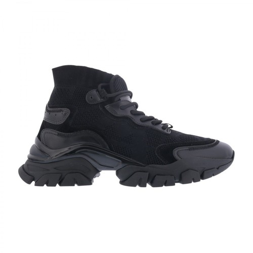Moncler, Leave No Trace High Top Sneakers Czarny, male, 2714.00PLN
