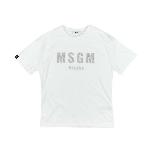 Msgm, T-shirt Biały, female, 434.00PLN