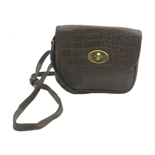 Mulberry Pre-owned, Pre-owned Crossbody Brązowy, female, 1116.90PLN