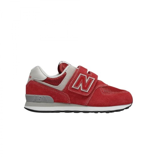 New Balance, Sneakers 574 Velcro Czerwony, male, 251.00PLN