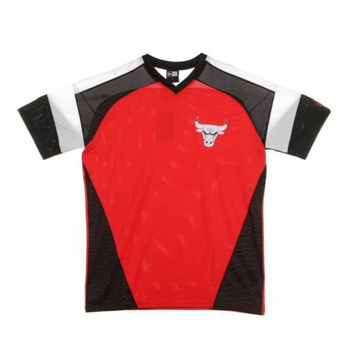 New Era, Casacca NBA Diagonal Panel T-Shirt Chibul Czerwony, male, 343.00PLN