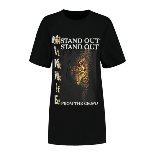 Nikkie, Stand Out Long T-shirt Czarny, female, 251.00PLN
