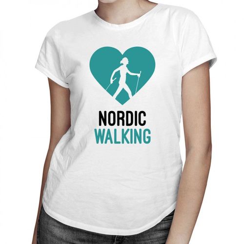 Nordic walking - damska koszulka z nadrukiem 69.00PLN