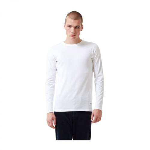 Norse Projects, Standard Long Sleeve T-Shirt Biały, male, 320.85PLN
