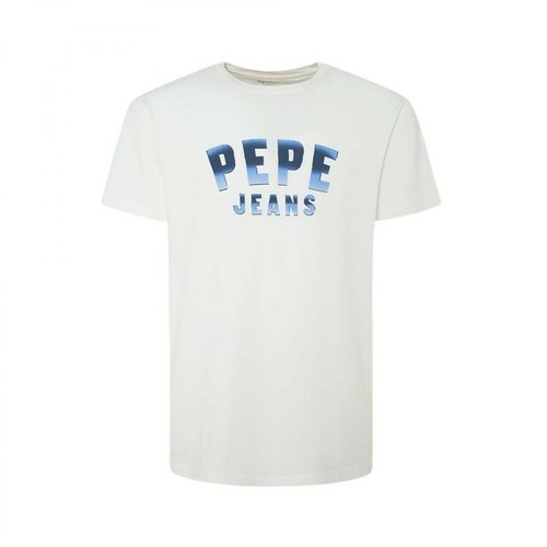 Pepe Jeans, Graham T-Shirt Biały, male, 96.45PLN