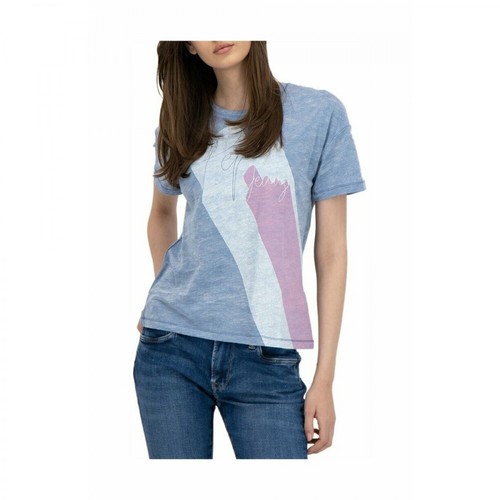 Pepe Jeans, t-shirt Alexa_Pl504515 Niebieski, female, 202.00PLN