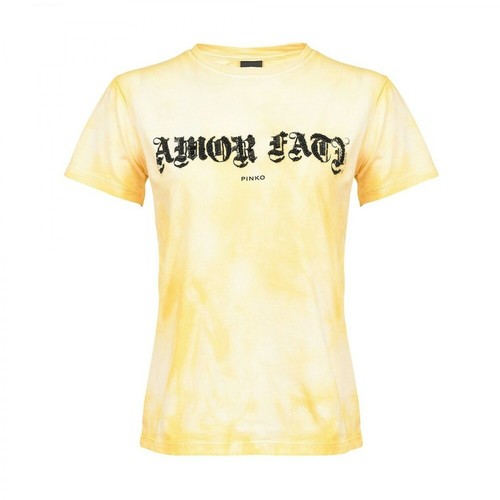Pinko, T-shirt Żółty, female, 589.00PLN
