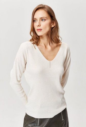 Prążkowany sweter z wiskozy 59.95PLN