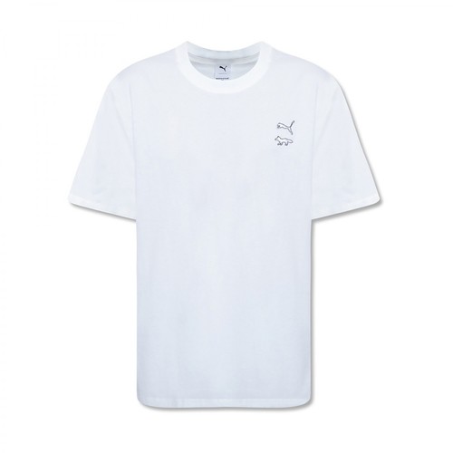 Puma, t-shirt Biały, male, 309.35PLN