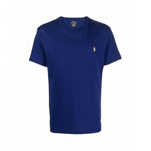 Ralph Lauren, Custom Slim Fit T-Shirt Niebieski, male, 406.00PLN