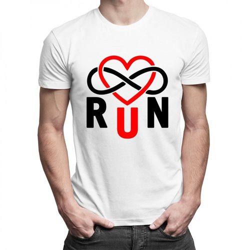 Run Infinity - męska koszulka z nadrukiem 69.00PLN