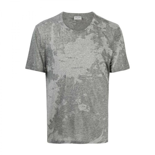 Saint Laurent, T-shirt Szary, male, 1200.00PLN