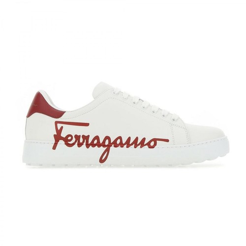 Salvatore Ferragamo, Sneakers Biały, male, 2258.00PLN