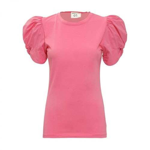 Semicouture, Adele T-shirt Różowy, female, 290.00PLN