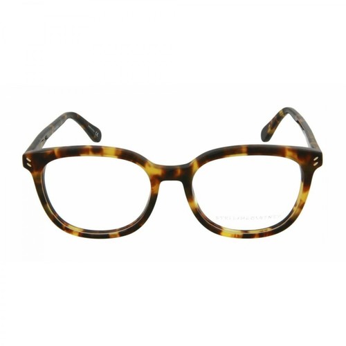 Stella McCartney Pre-owned, Kwadratowe okulary optyczne z octanu Brązowy, female, 830.00PLN
